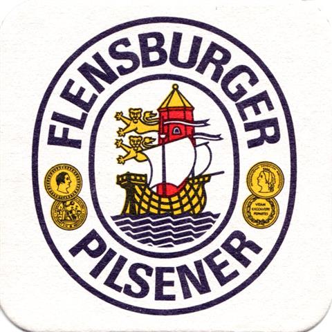 flensburg fl-sh flens his schiff 1-5a (quad185-ovaler blauer rahmen)